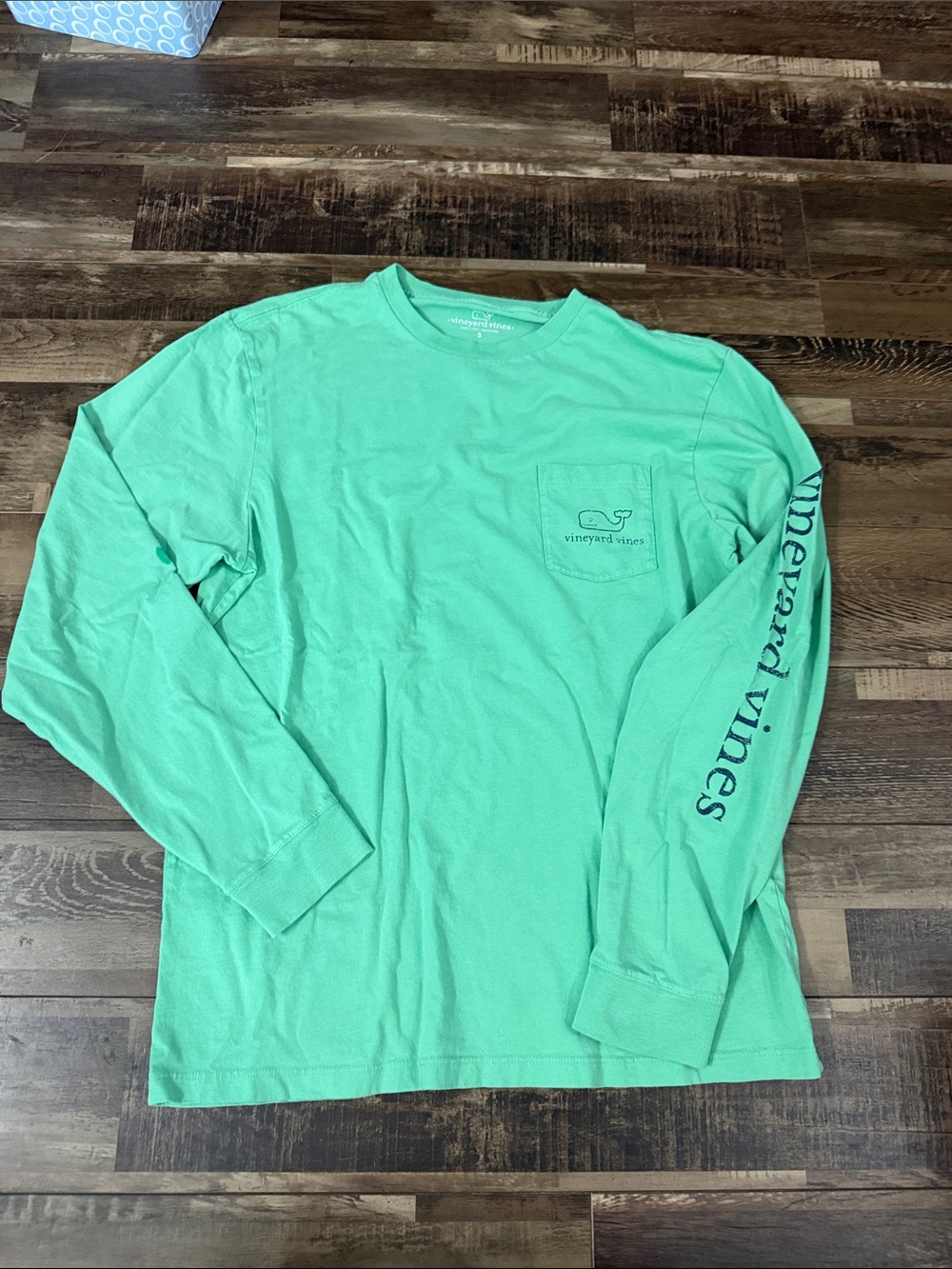 Vineyard Vines Men’s Long-Sleeve Pocket Tee in Mint